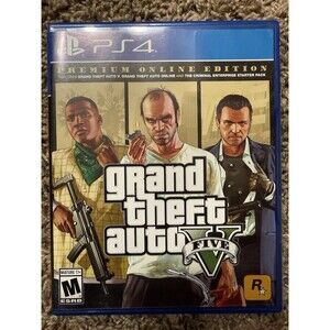 Grand Theft Auto V (PS4, 2015) Tested & Working